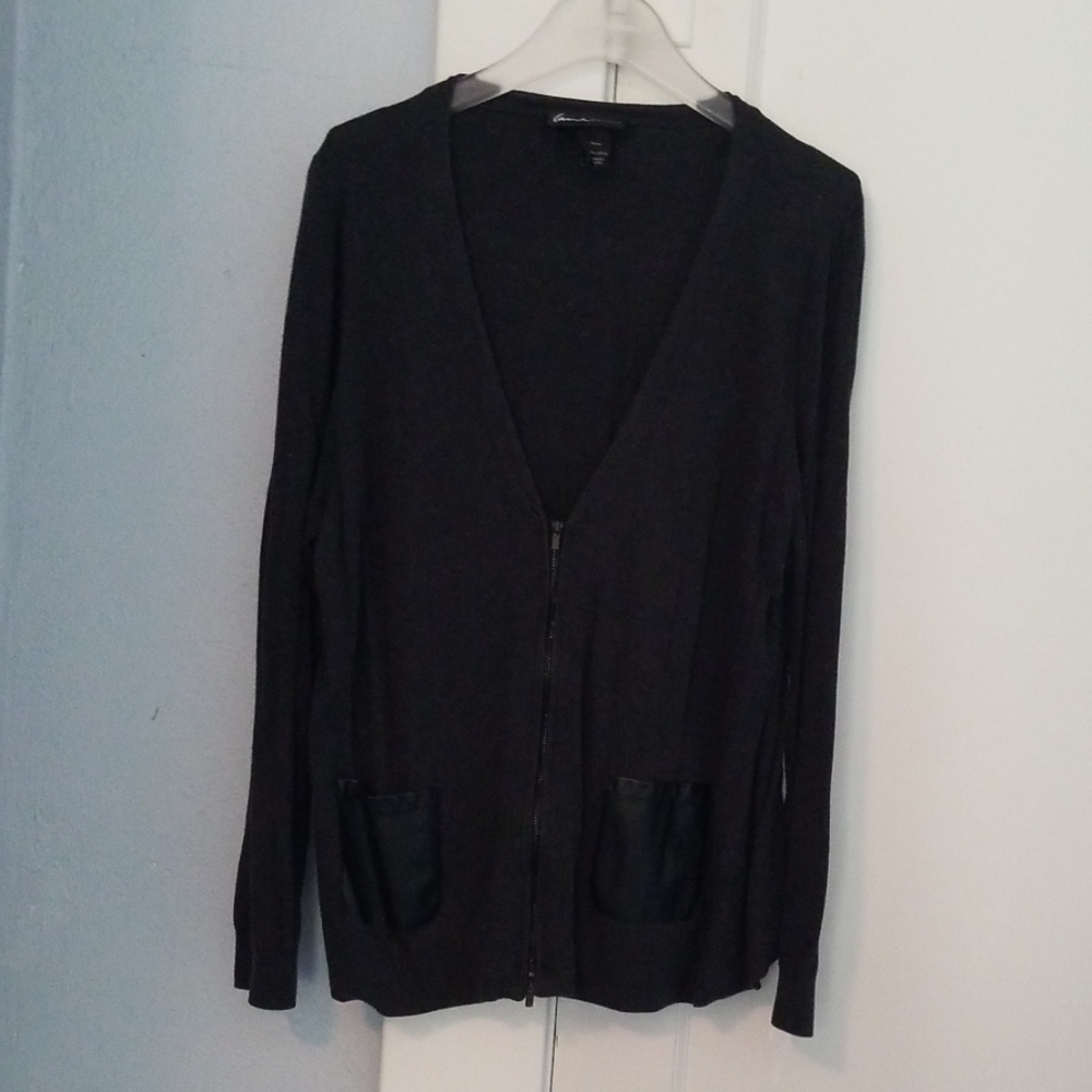 Zip front cardigan